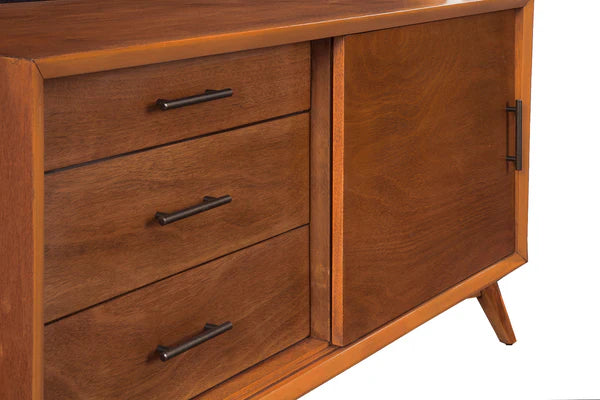 Flynn Acorn Small TV Console β Stylish Design with a Warm Acorn Finish and Compact Storage