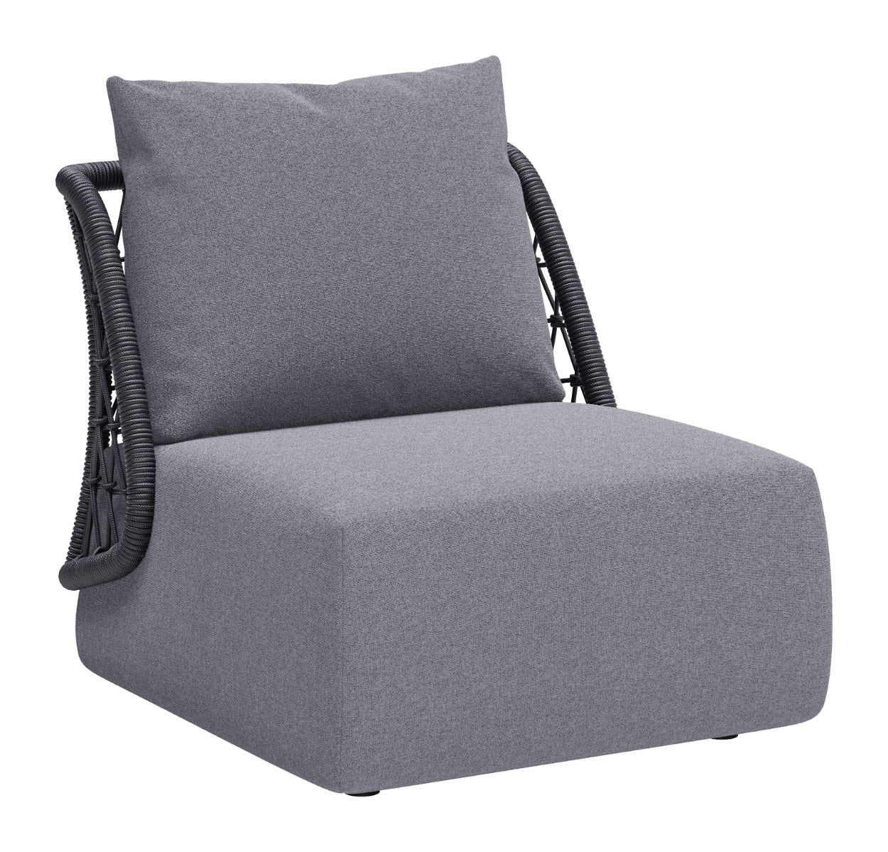 Mekan Accent Chair Gray - Sleek & Comfortable Accent Chair with a Modern Gray Upholstery for a Stylish Touch