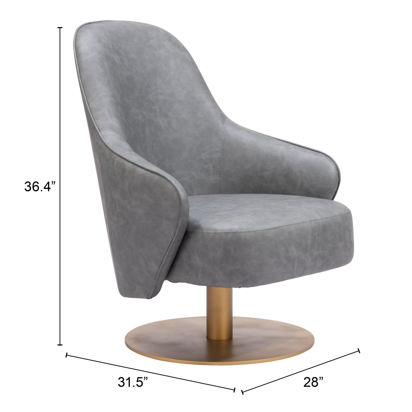 Withby Accent Chair - Gray Modern Upholstered Chair for Elegant Living Spaces