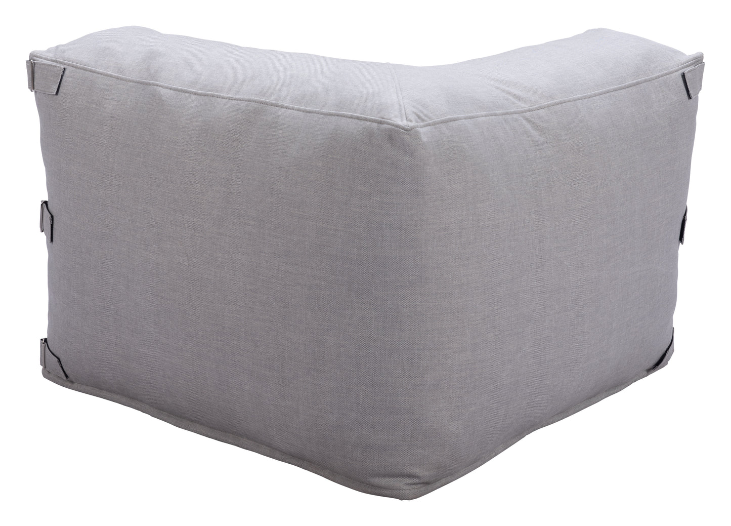 Luanda Corner Chair Gray - Comfortable & Modern Corner Chair with a Sophisticated Gray Upholstery for a Versatile, Stylish Look