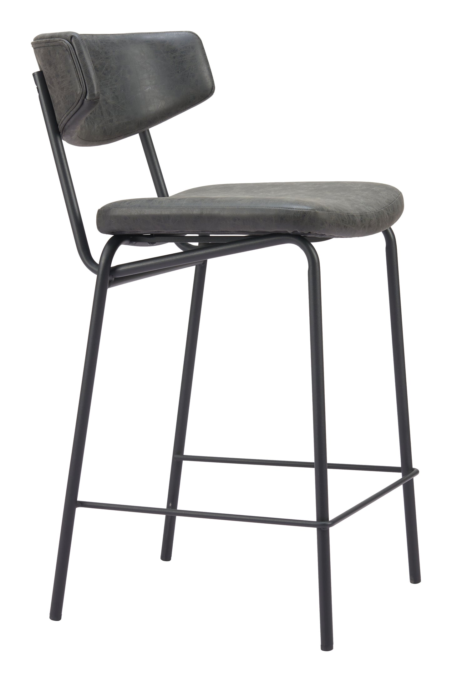 Charon Counter Stool (Set of 2) Vintage Black β Stylish and Durable Vintage Black Counter Stools for Modern Kitchens or Bars