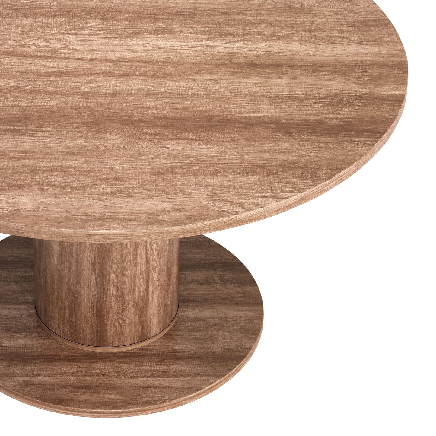Vault 2-in-1 Table Brown Dining and Games Table - Multi-functional Dining and Game Table with a Rich Brown Finish for Versatile Entertainment