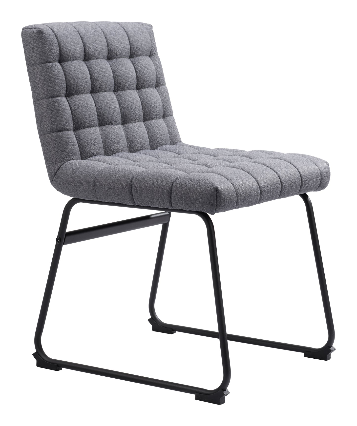 Pago Dining Chair Set of 2 - Gray Modern Upholstered Chairs for Stylish Dining Rooms
