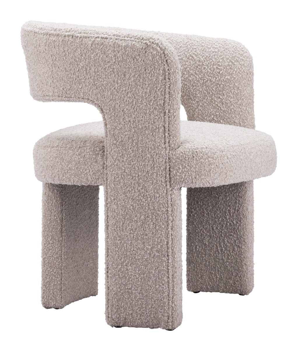 Java Accent Chair - Sandy Beige Stylish and Comfortable Upholstered Chair for Contemporary Living Spaces