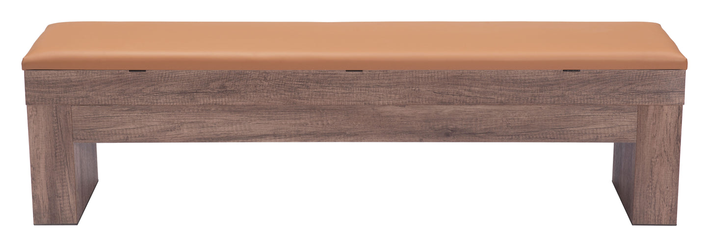 Bonker Storage Bench (Set of 2) Brown