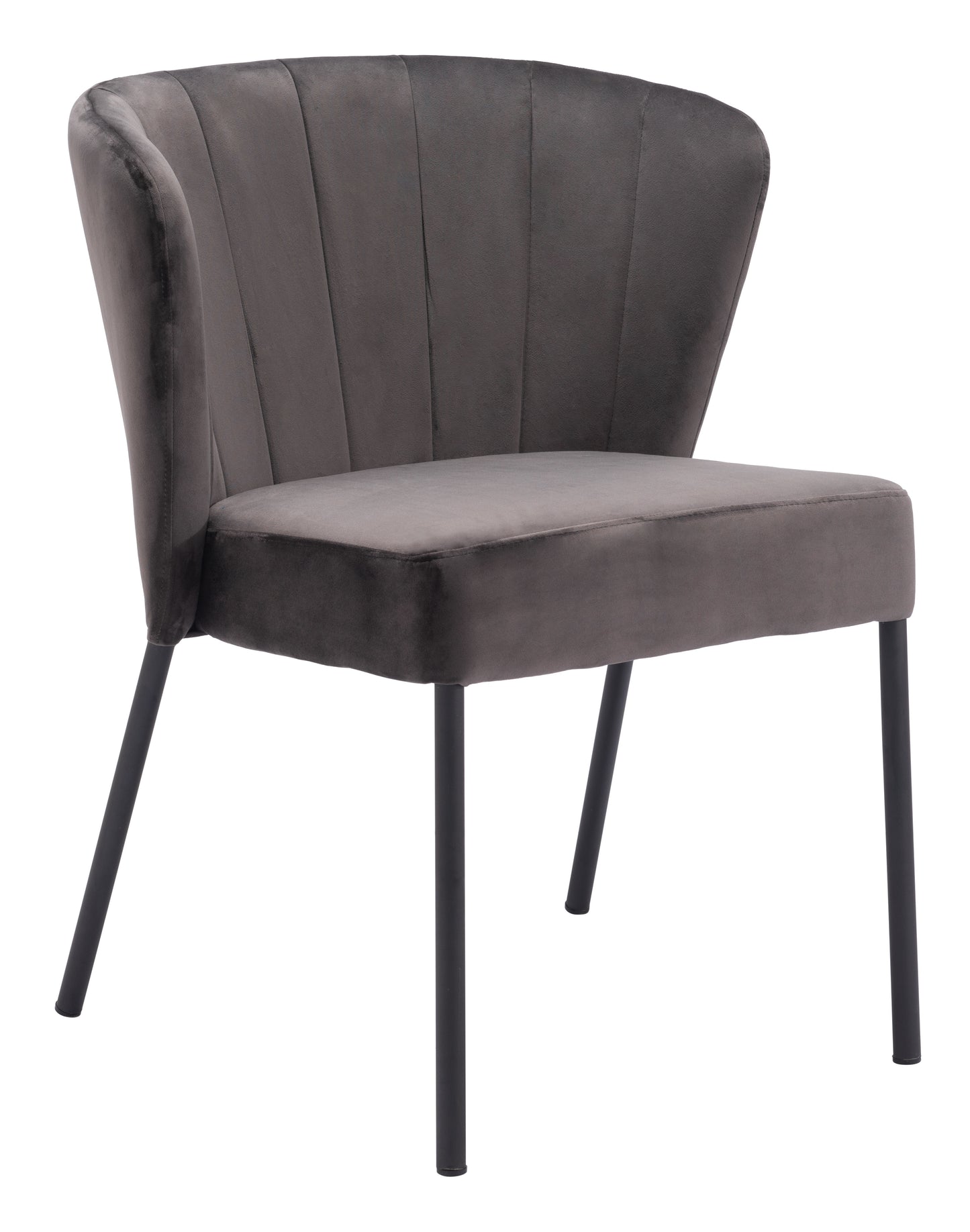 Aimee Dining Chair Set of 2 - Modern Gray Design for Stylish Dining Rooms and Contemporary Spaces