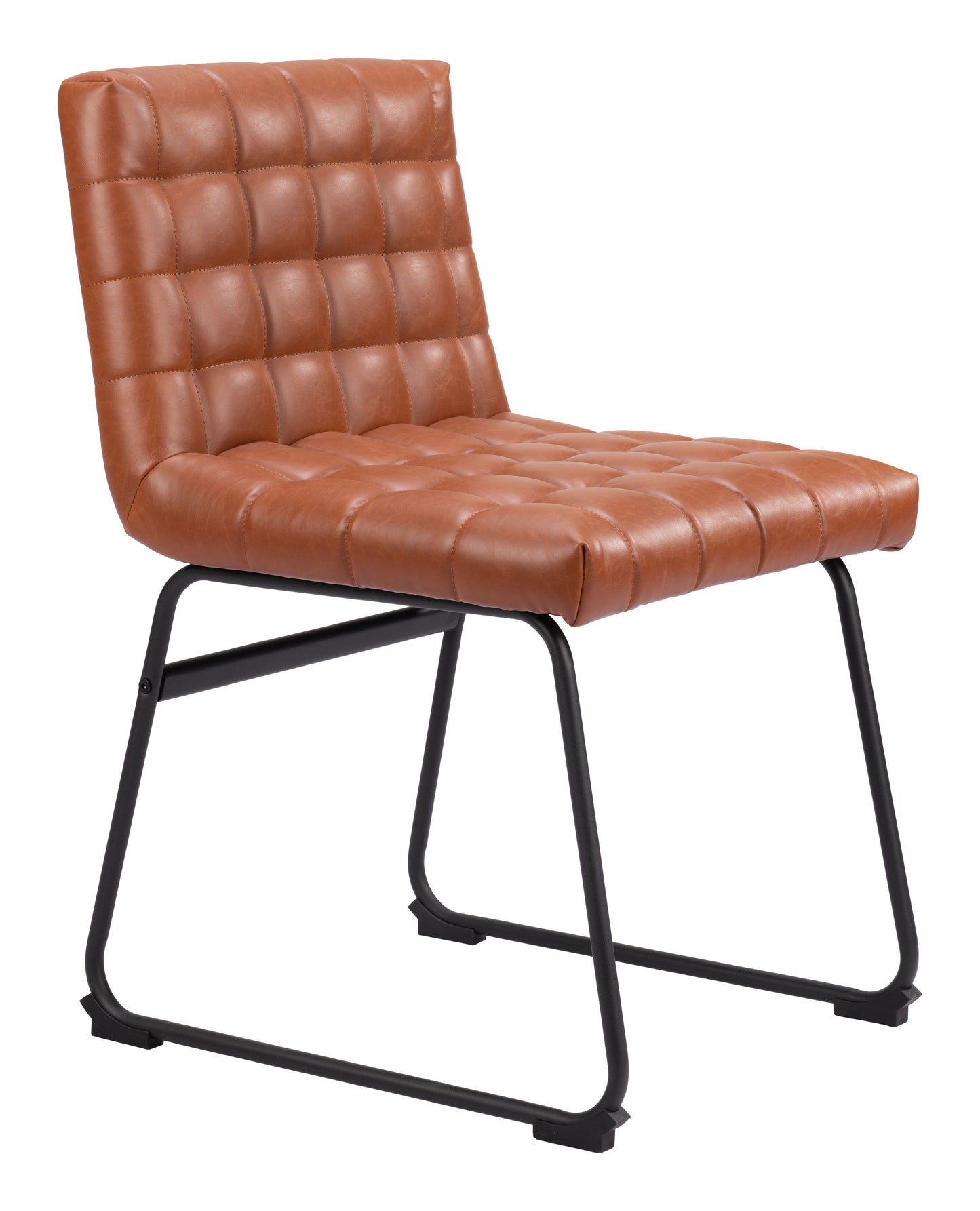 Pago Dining Chair Set of 2 - Brown Stylish and Comfortable Upholstered Chairs for Modern Dining Rooms