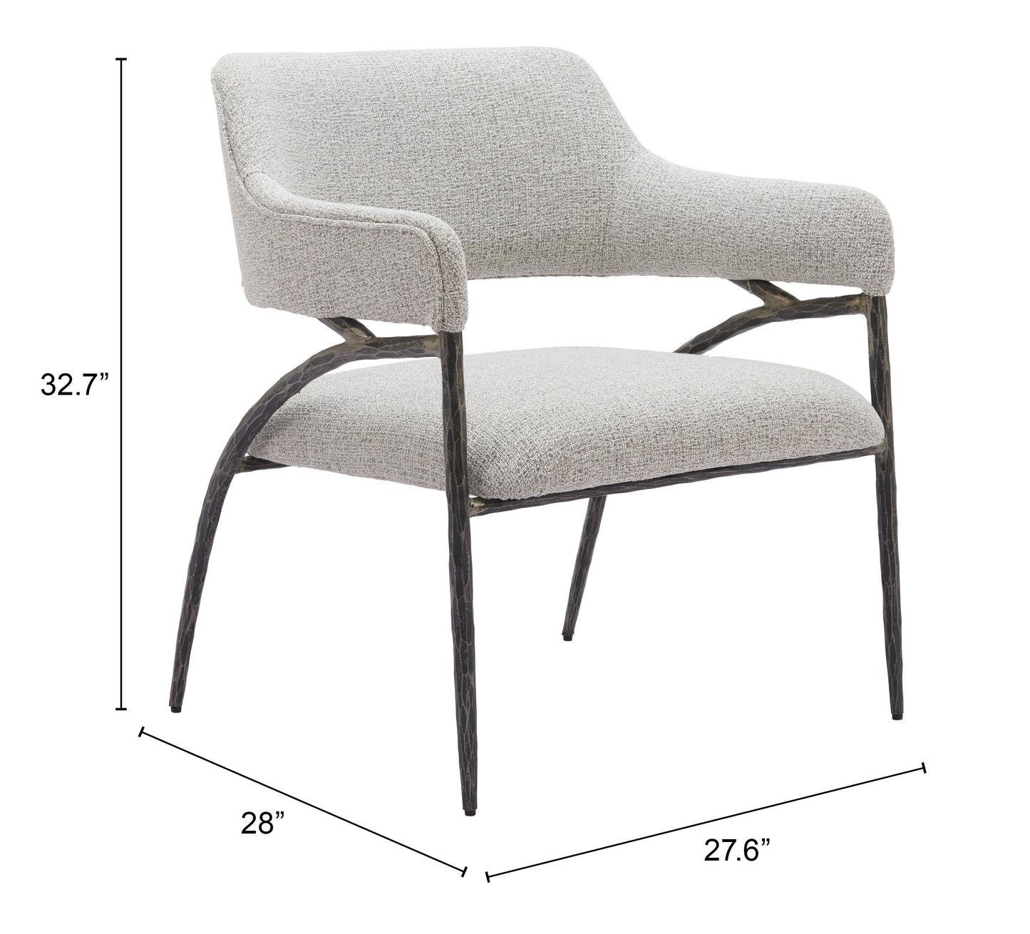 Vesterboro Accent Chair Gray β Stylish and Comfortable Gray Accent Chair for Modern Living Spaces