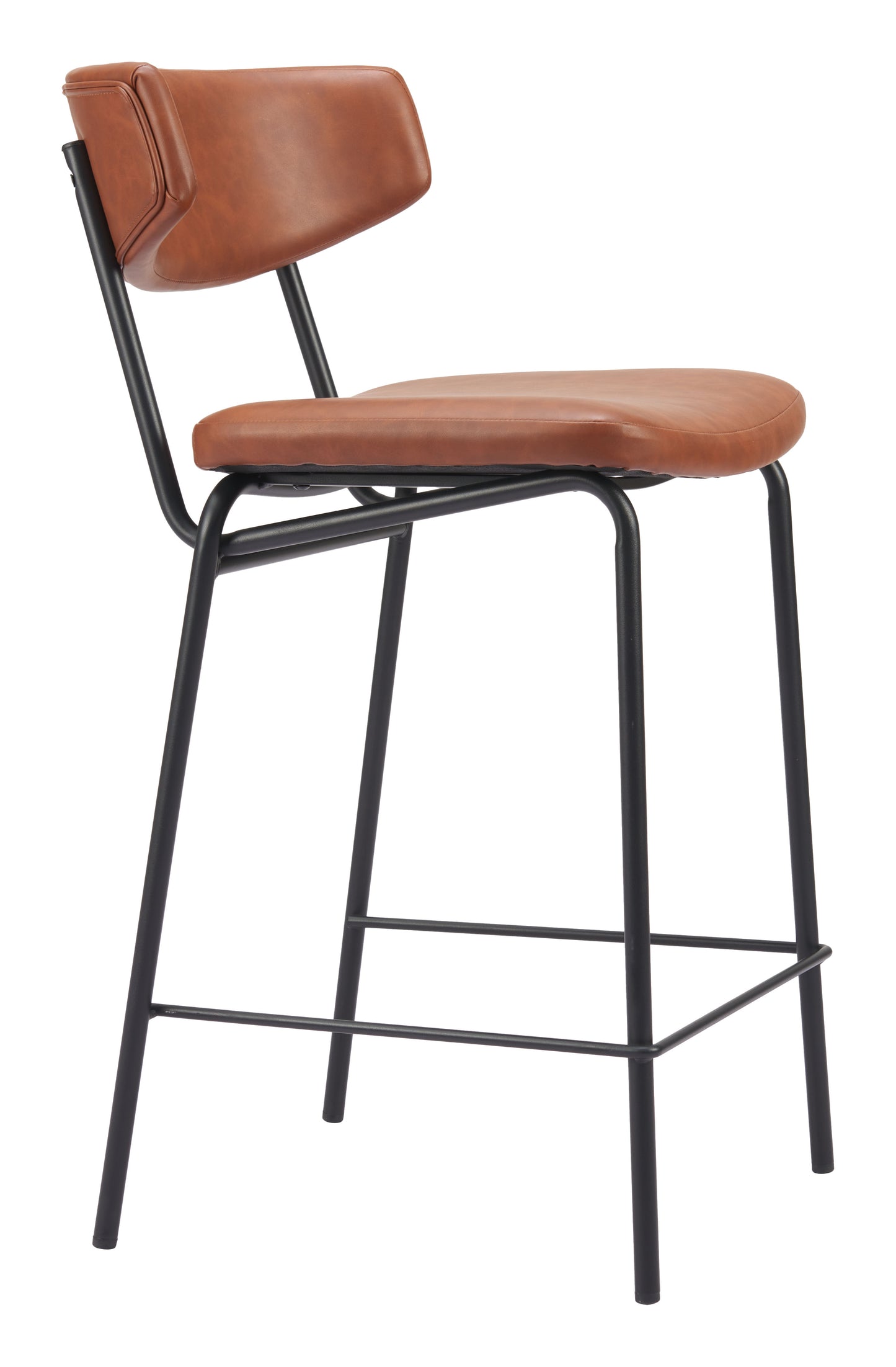 Charon Counter Stool (Set of 2) Vintage Brown β Stylish and Comfortable Vintage Brown Counter Stools for Modern Kitchens or Bars