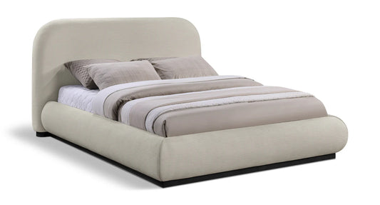 Vaughn Chenille Fabric Upholstered Bed β Soft Plush Platform Bed with Modern Design