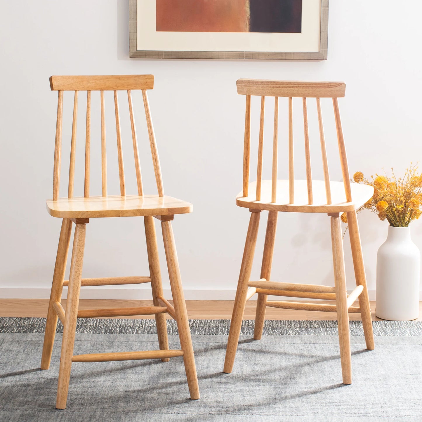 Beaufort Counter Stool Set of 2 - Stylish and Comfortable Seating for Your Kitchen or Bar Area