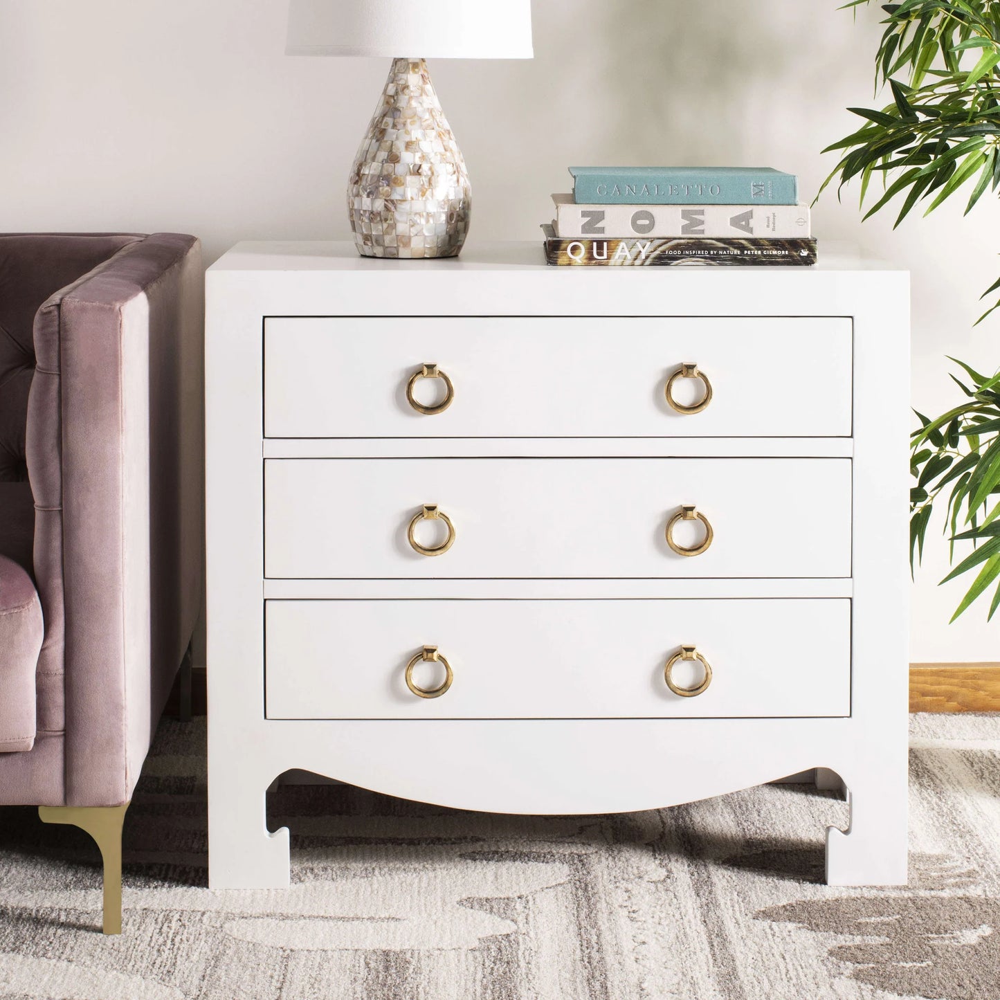 Dion 3-Drawer Chest - Elegant and Functional Storage Solution for Any Room