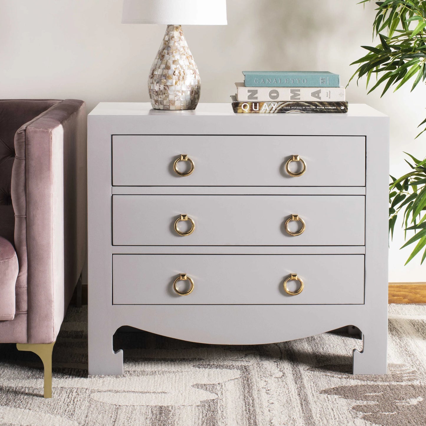 Dion 3-Drawer Chest - Elegant and Functional Storage Solution for Any Room