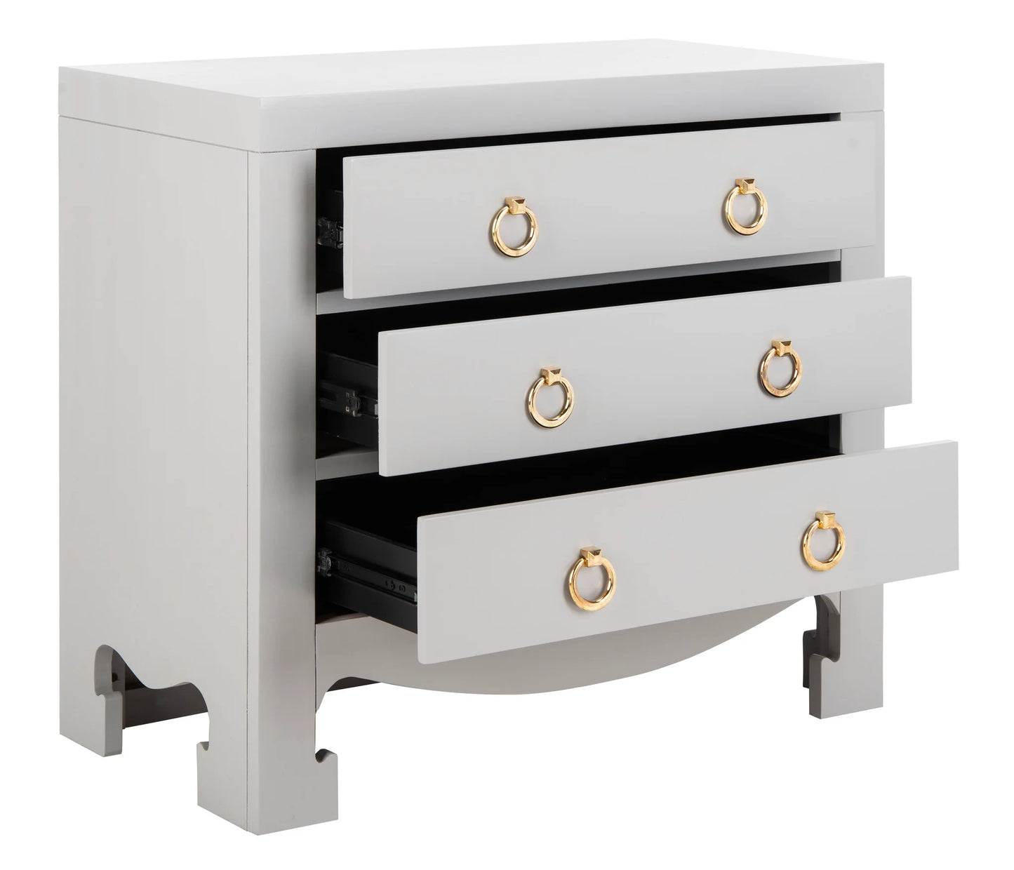 Dion 3-Drawer Chest - Elegant and Functional Storage Solution for Any Room