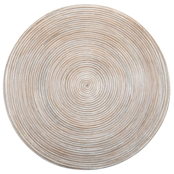 Cristina Rattan Coffee Table – Chic & Natural Woven Accent for Living Room