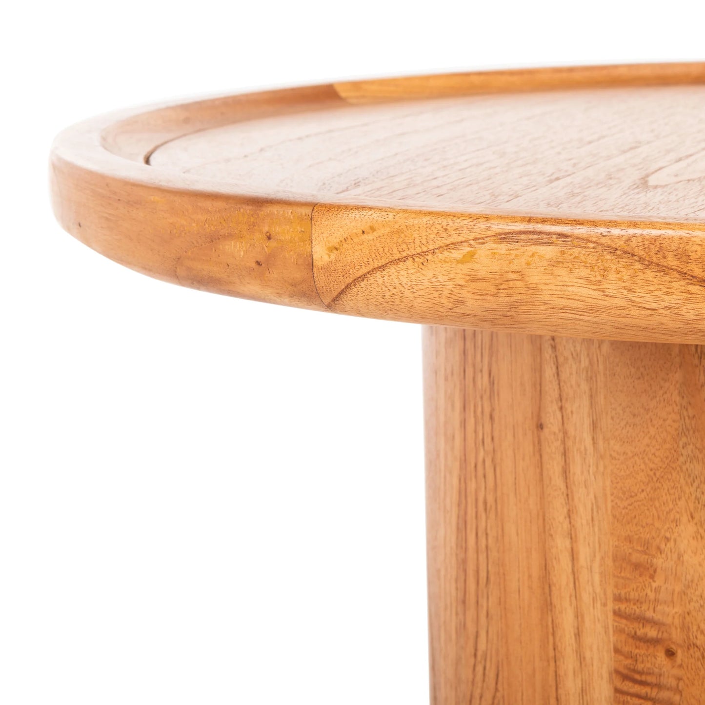 Devin Round Pedestal Coffee Table - Elegant and Modern Centerpiece for Your Living Room