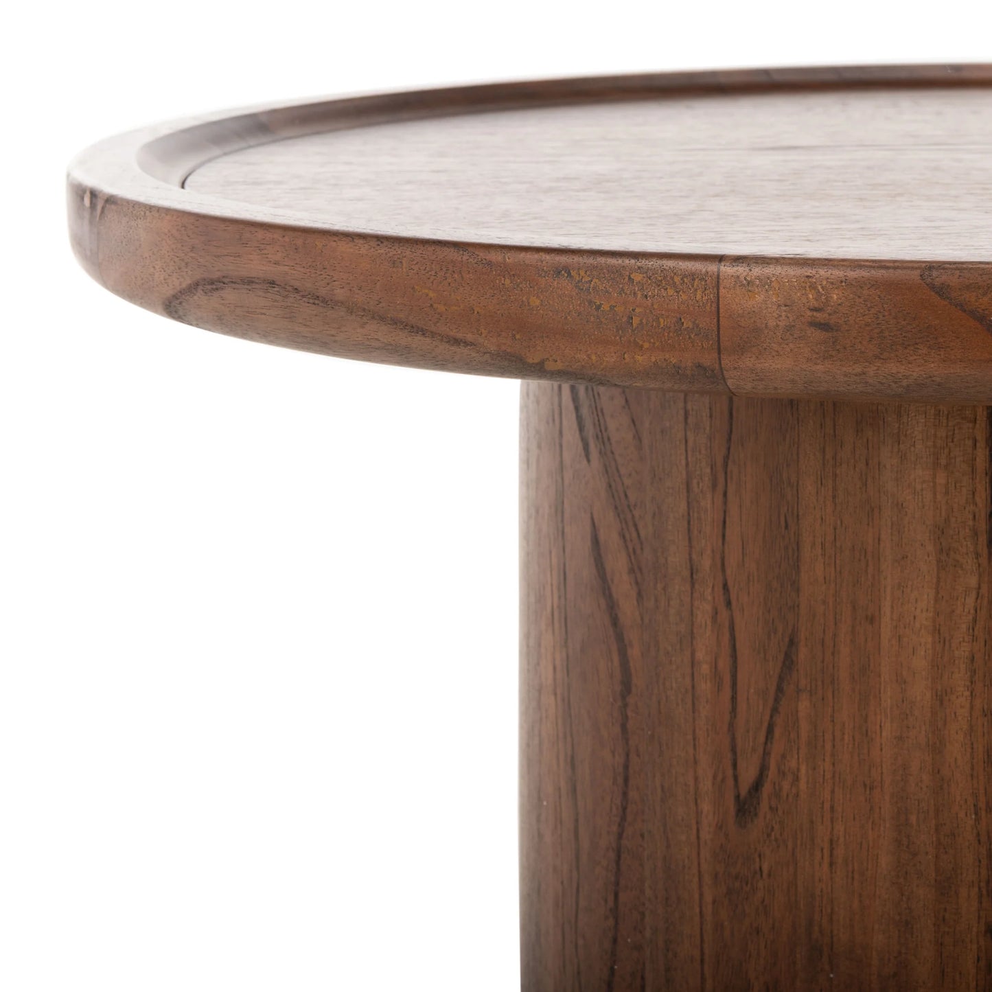 Devin Round Pedestal Coffee Table - Elegant and Modern Centerpiece for Your Living Room