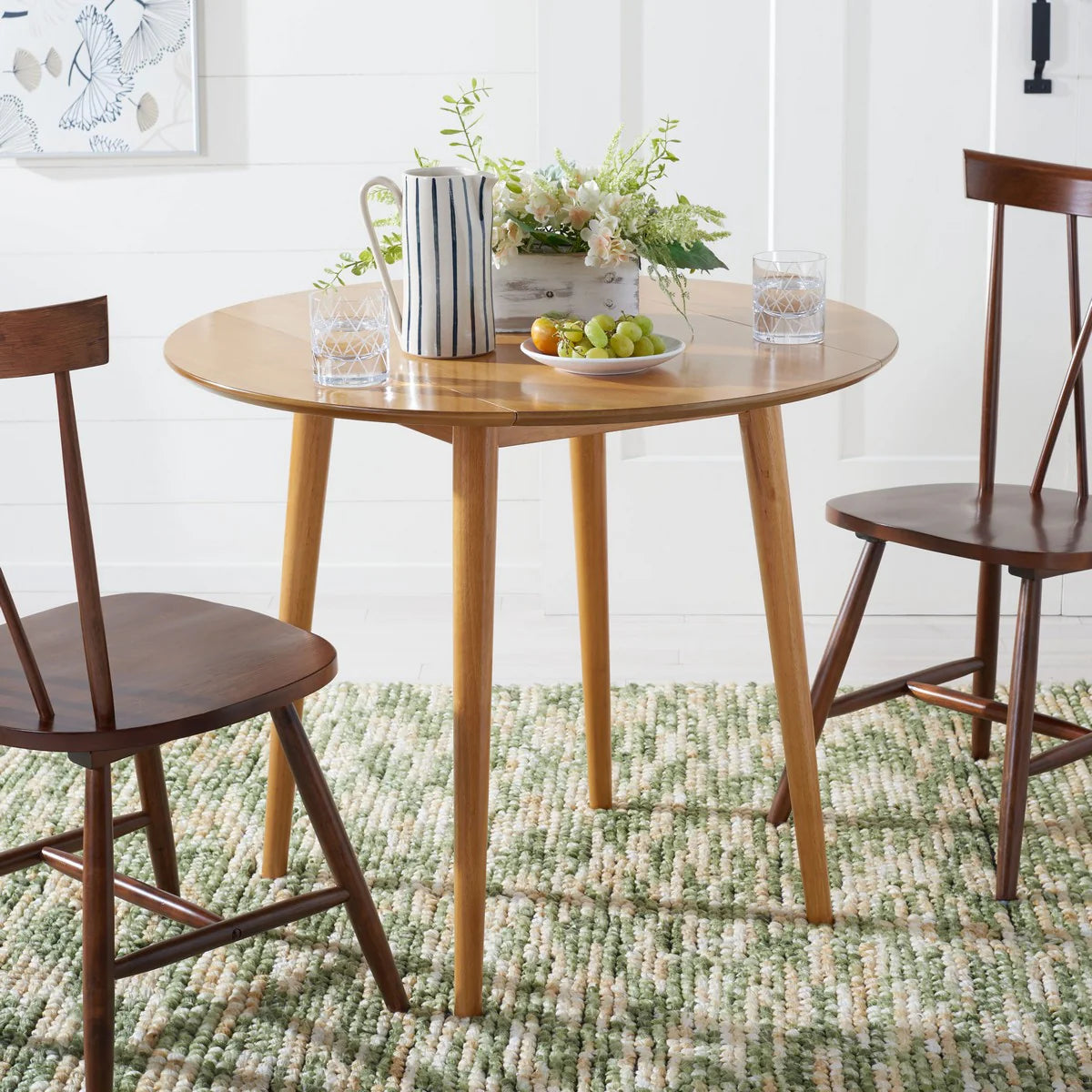 Lovell Round Dining Table - Folding Design for Effortless Functionality