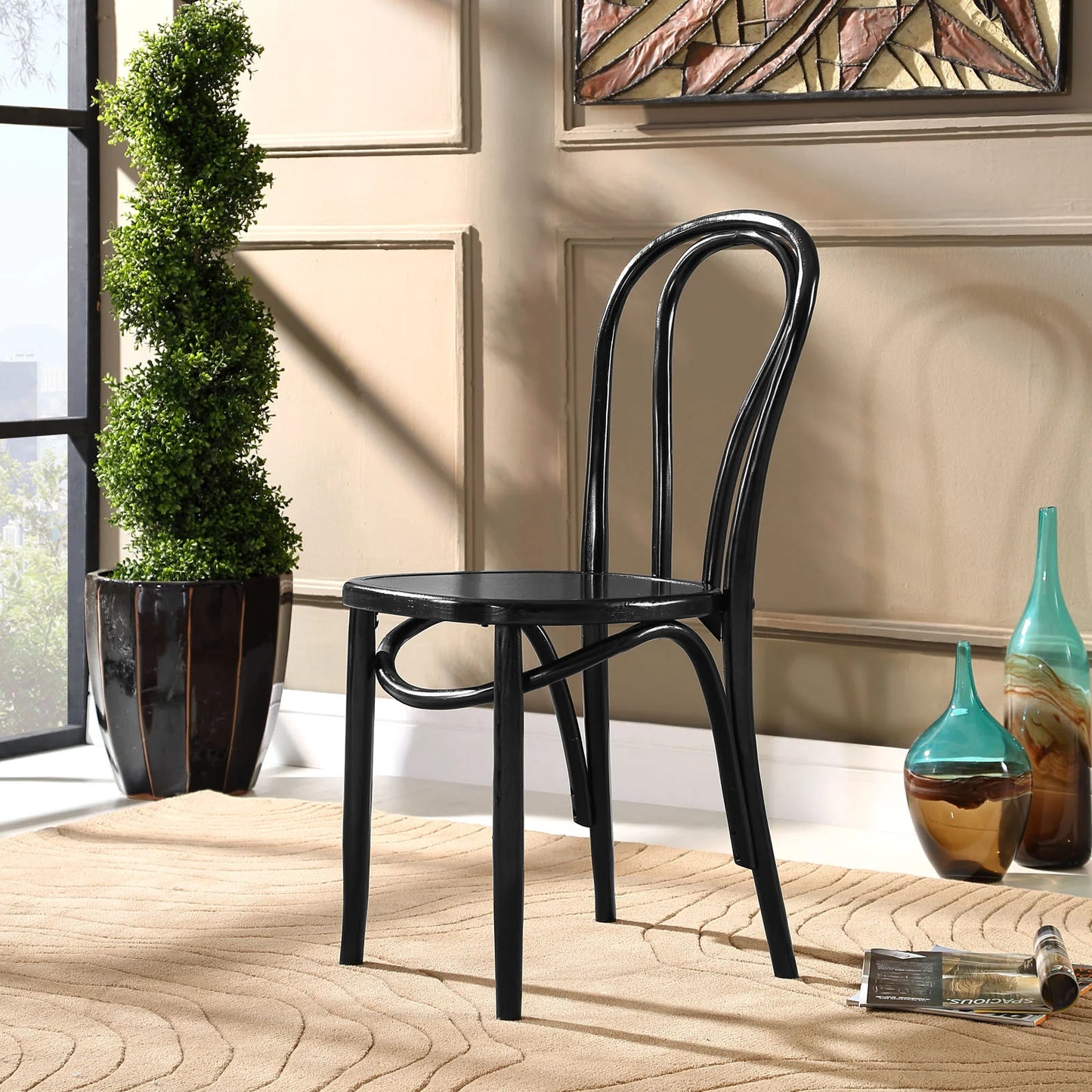 Eon Dining Side Chair – Sleek Modern Silhouette with Comfortable Upholstered Seating