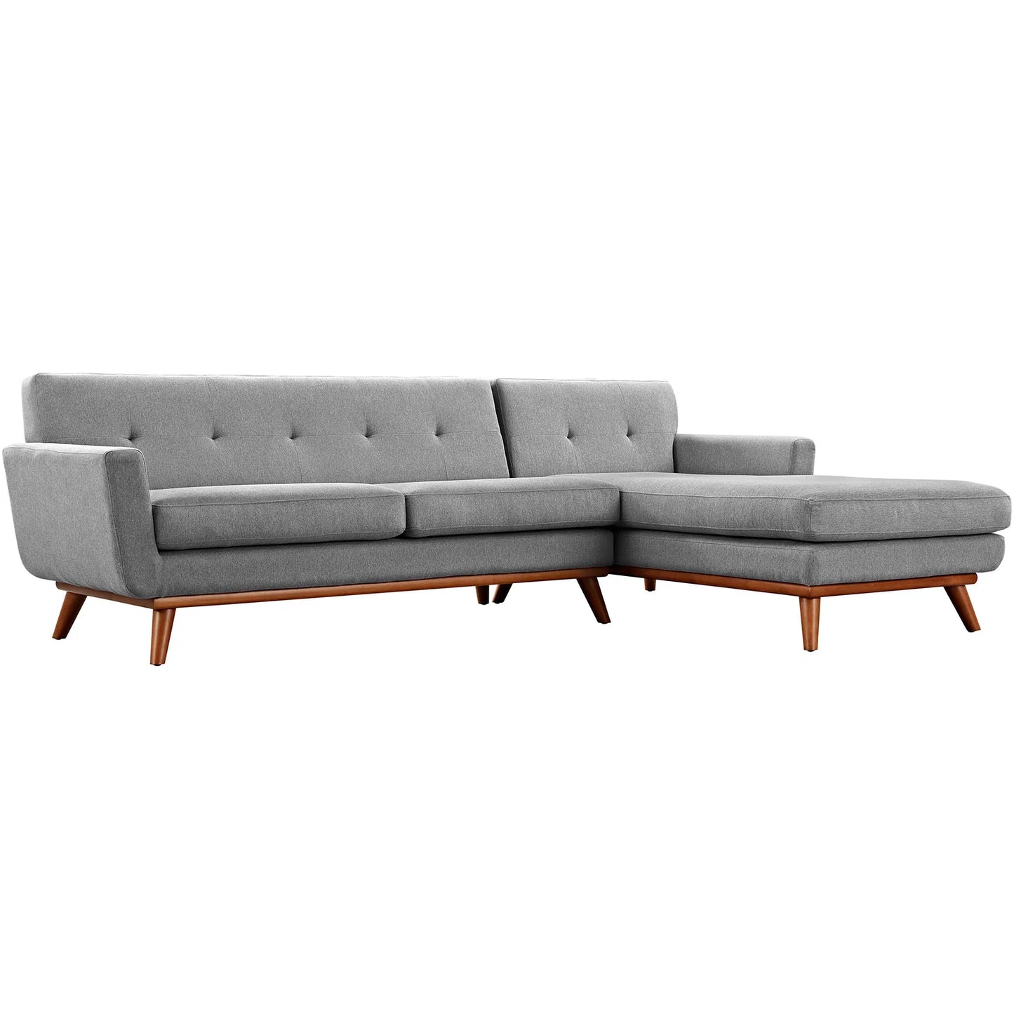 Engage Right-Facing Upholstered Fabric Sectional Sofa – Elevated Comfort with a Modern Twist
