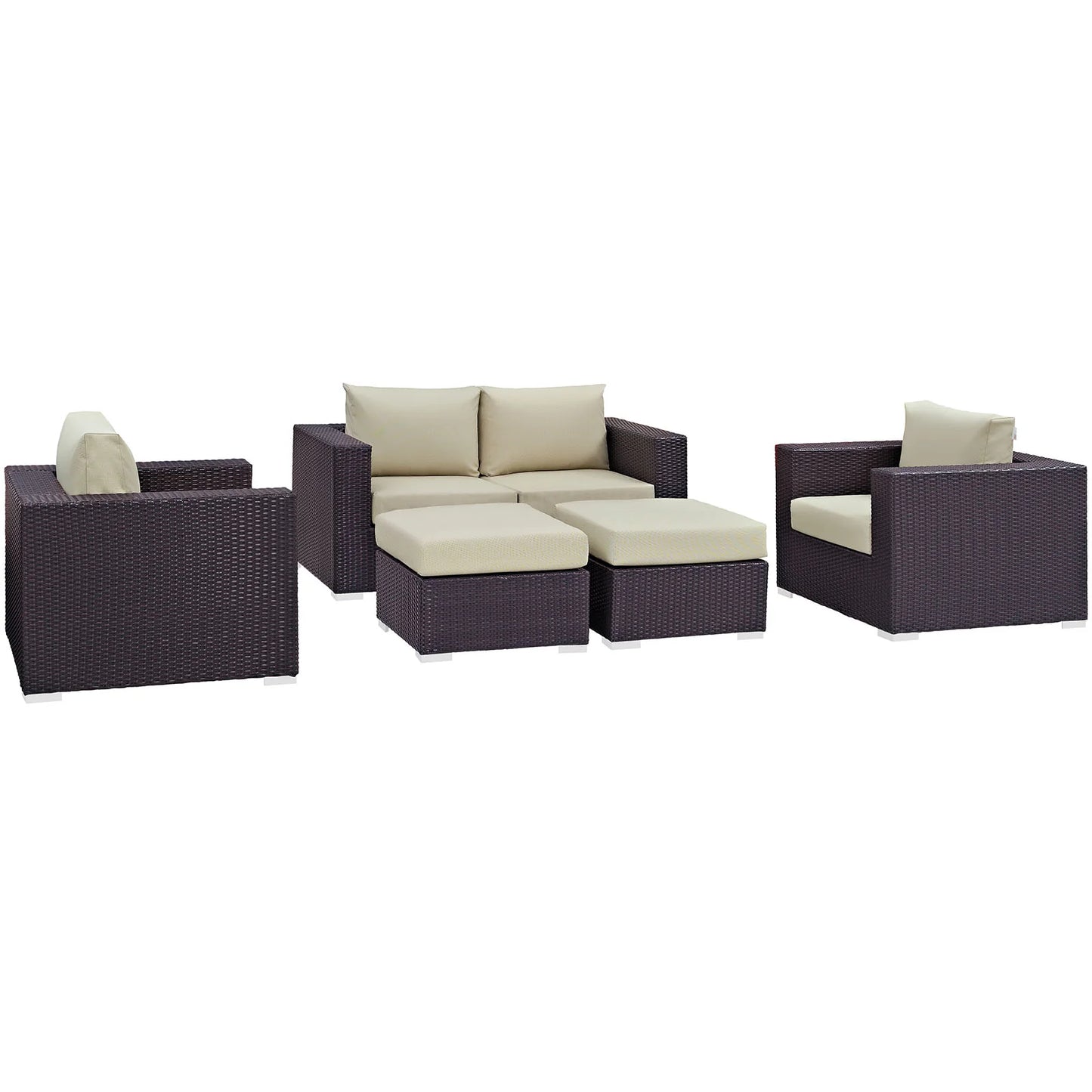 Convene 5-Piece Outdoor Patio Sofa Set – Stylish & Comfortable Seating for Your Outdoor Space