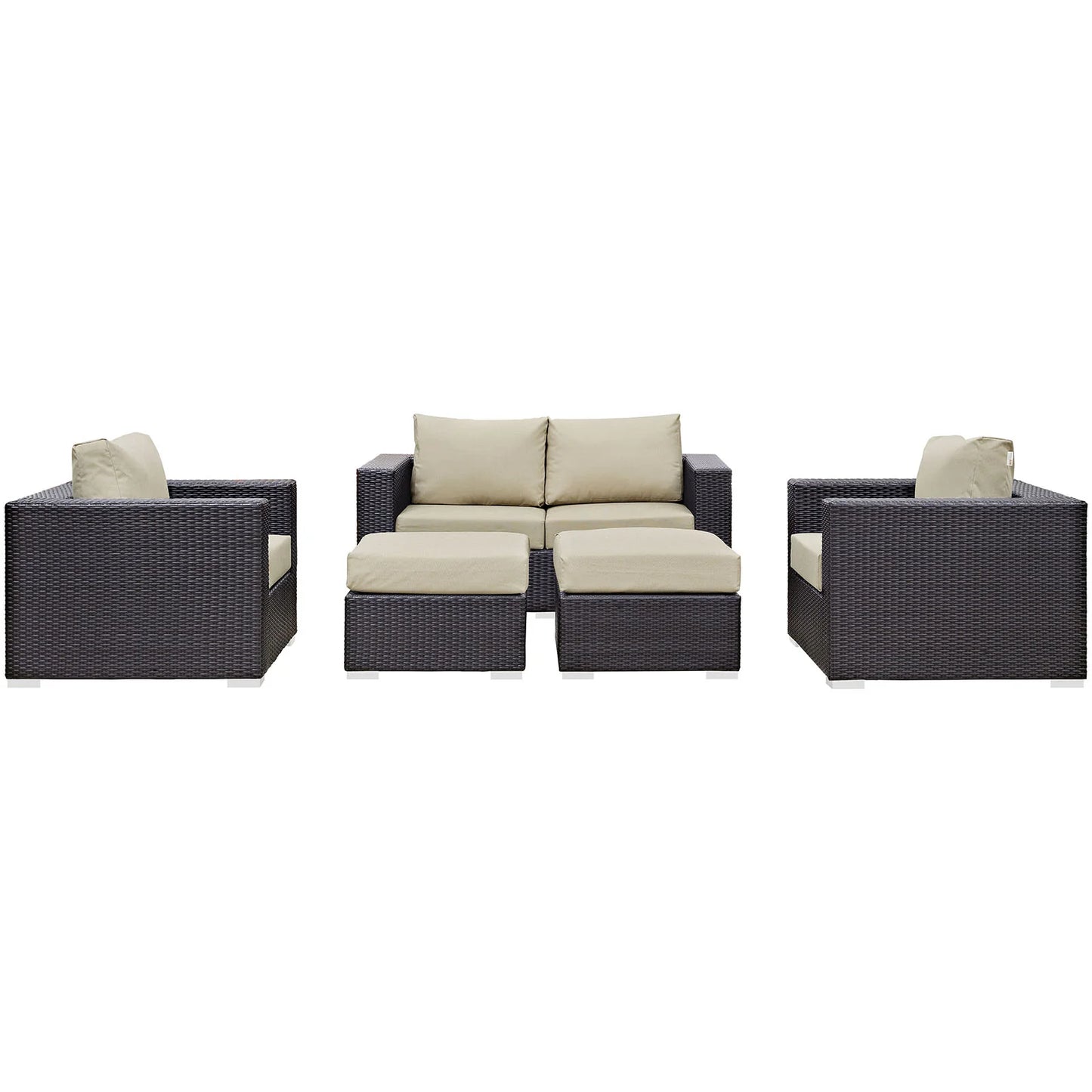 Convene 5-Piece Outdoor Patio Sofa Set – Stylish & Comfortable Seating for Your Outdoor Space