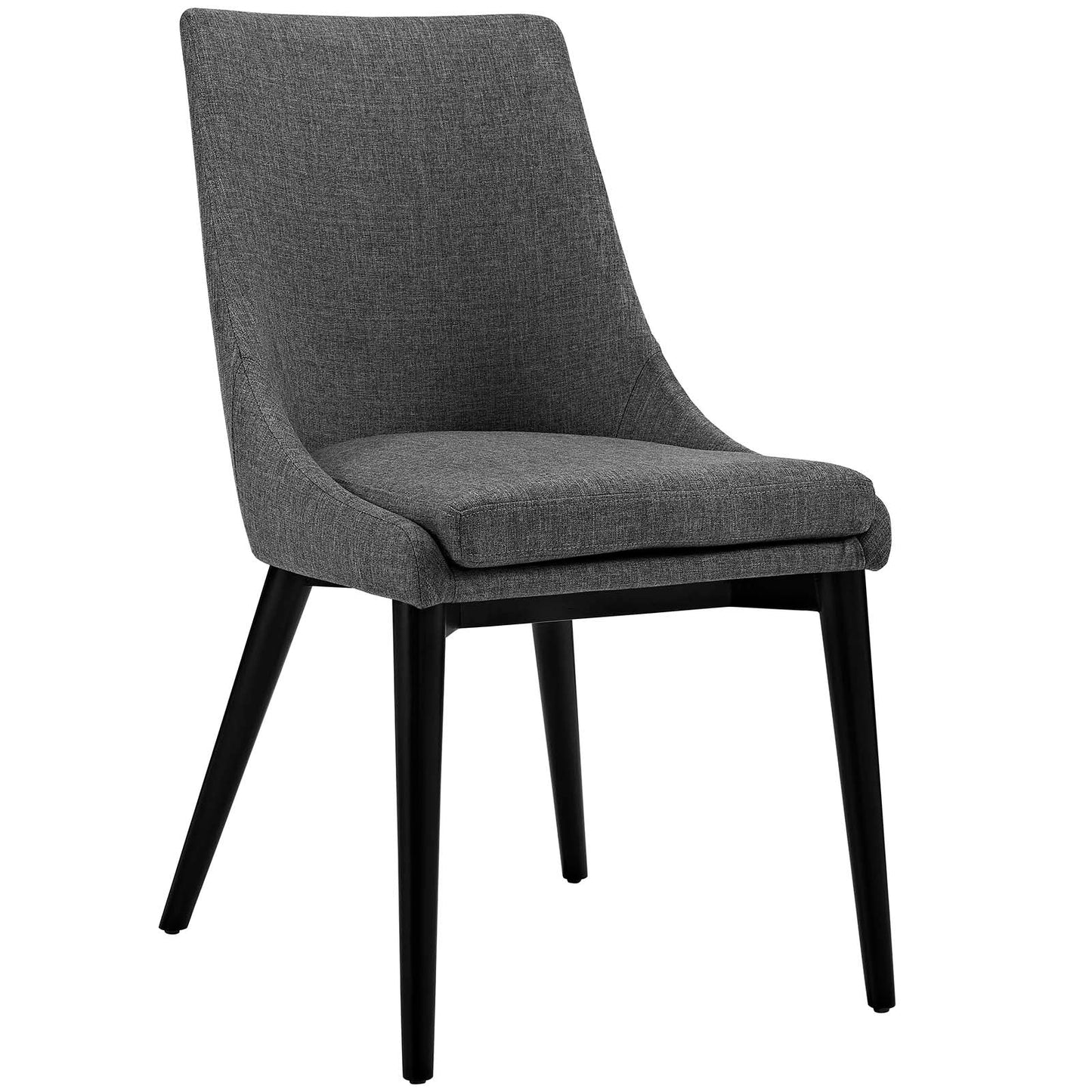Viscount Fabric Dining Chair – Elegant Silhouette with Comfortable Modern Seating