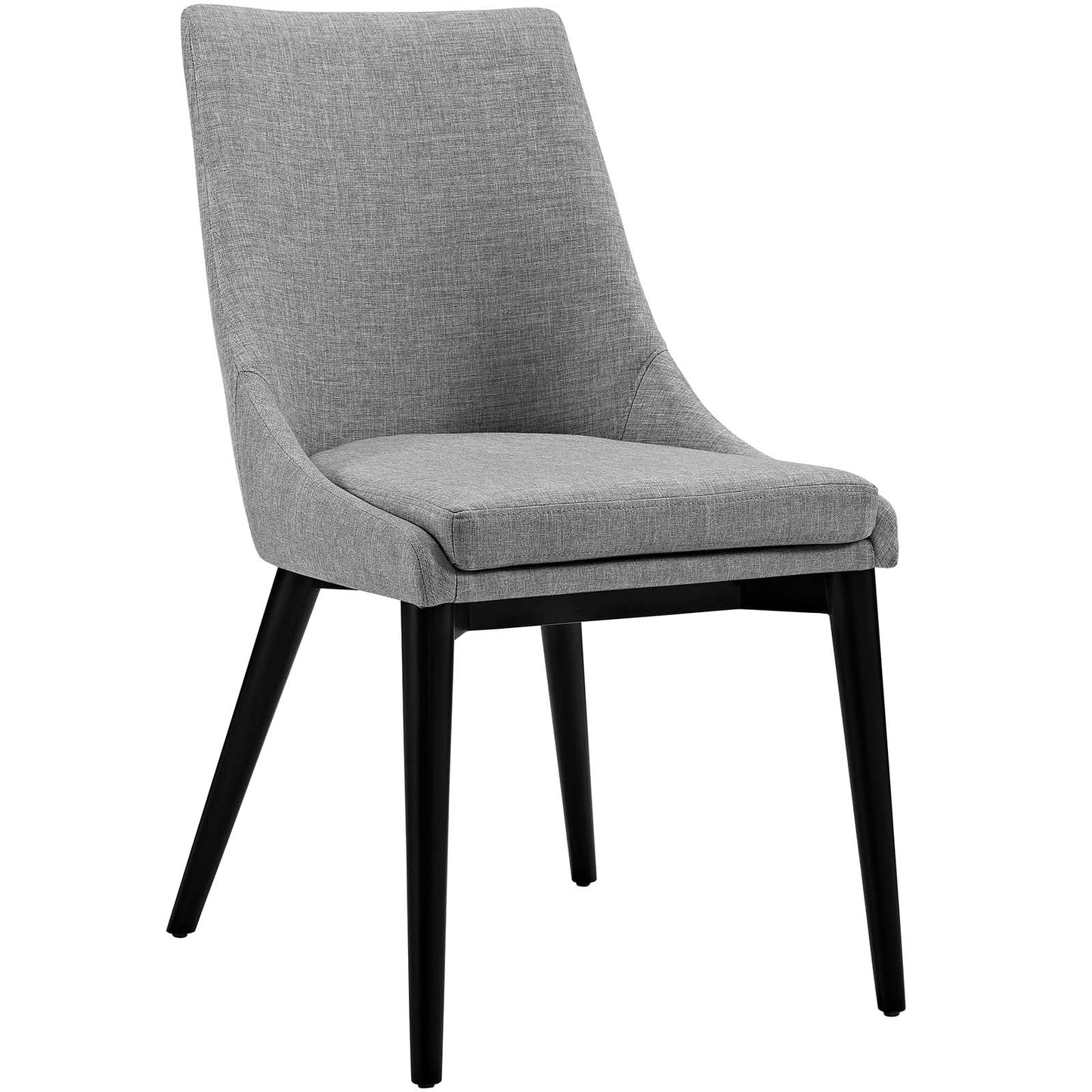 Viscount Fabric Dining Chair – Elegant Silhouette with Comfortable Modern Seating