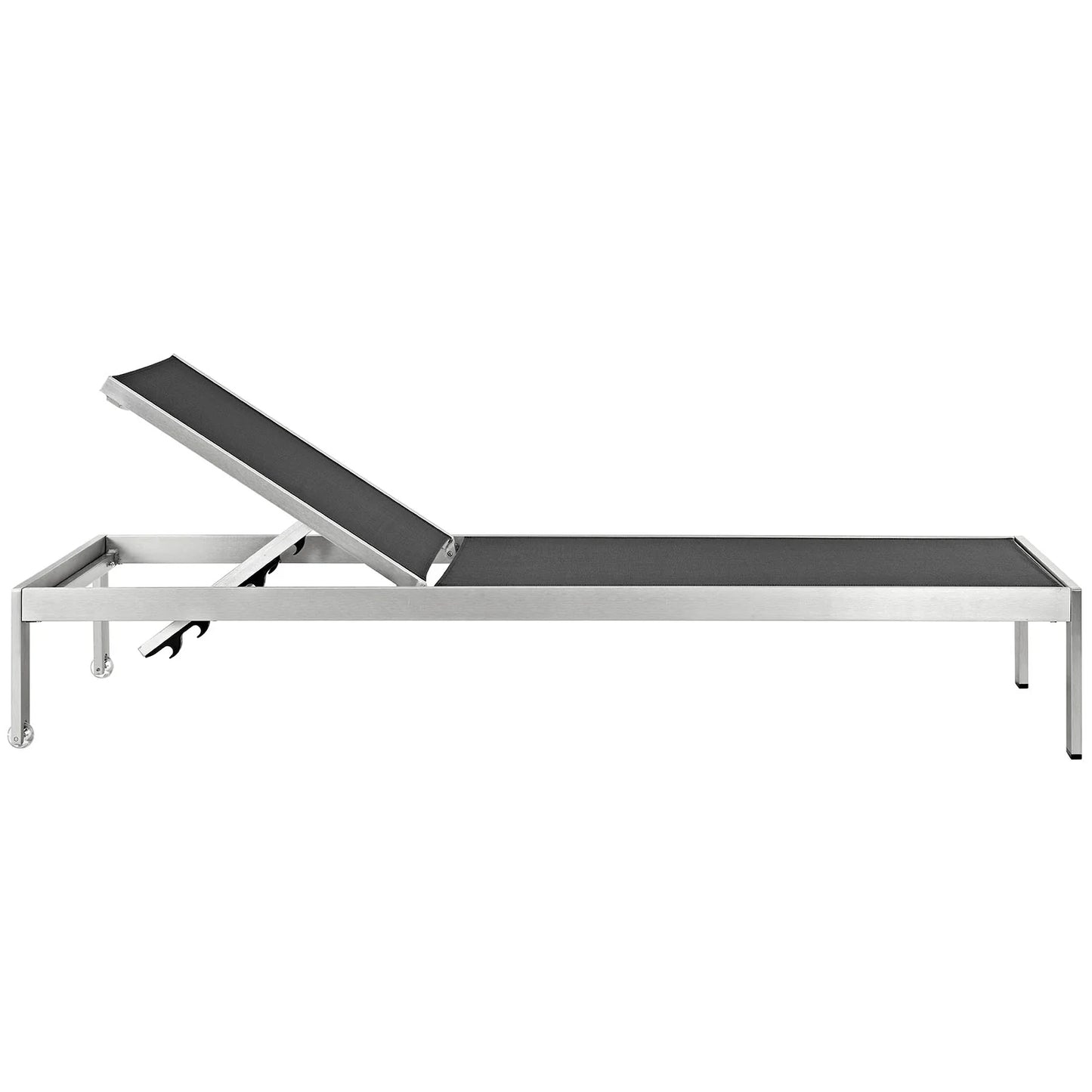 Shore Outdoor Patio Aluminum Mesh Chaise - Comfortable & Durable Lounge Chair for Outdoor Relaxation