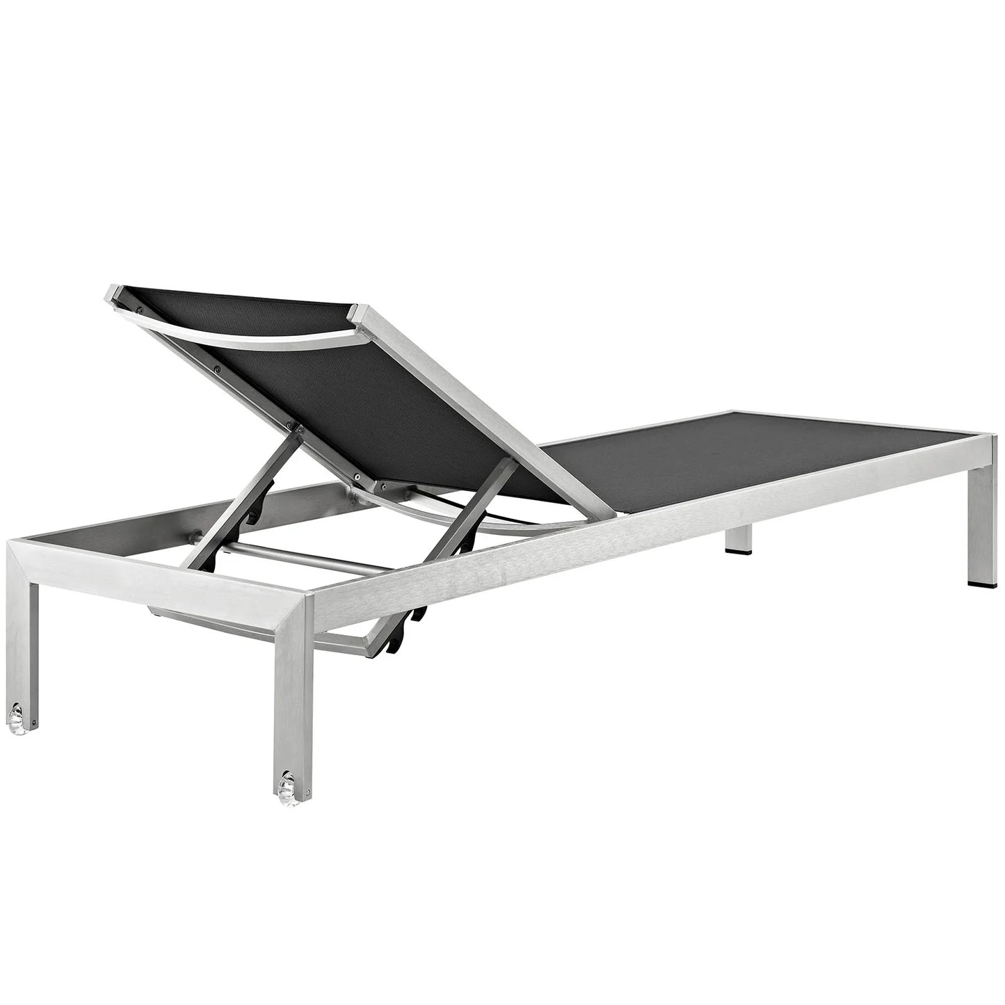 Shore Outdoor Patio Aluminum Mesh Chaise - Comfortable & Durable Lounge Chair for Outdoor Relaxation