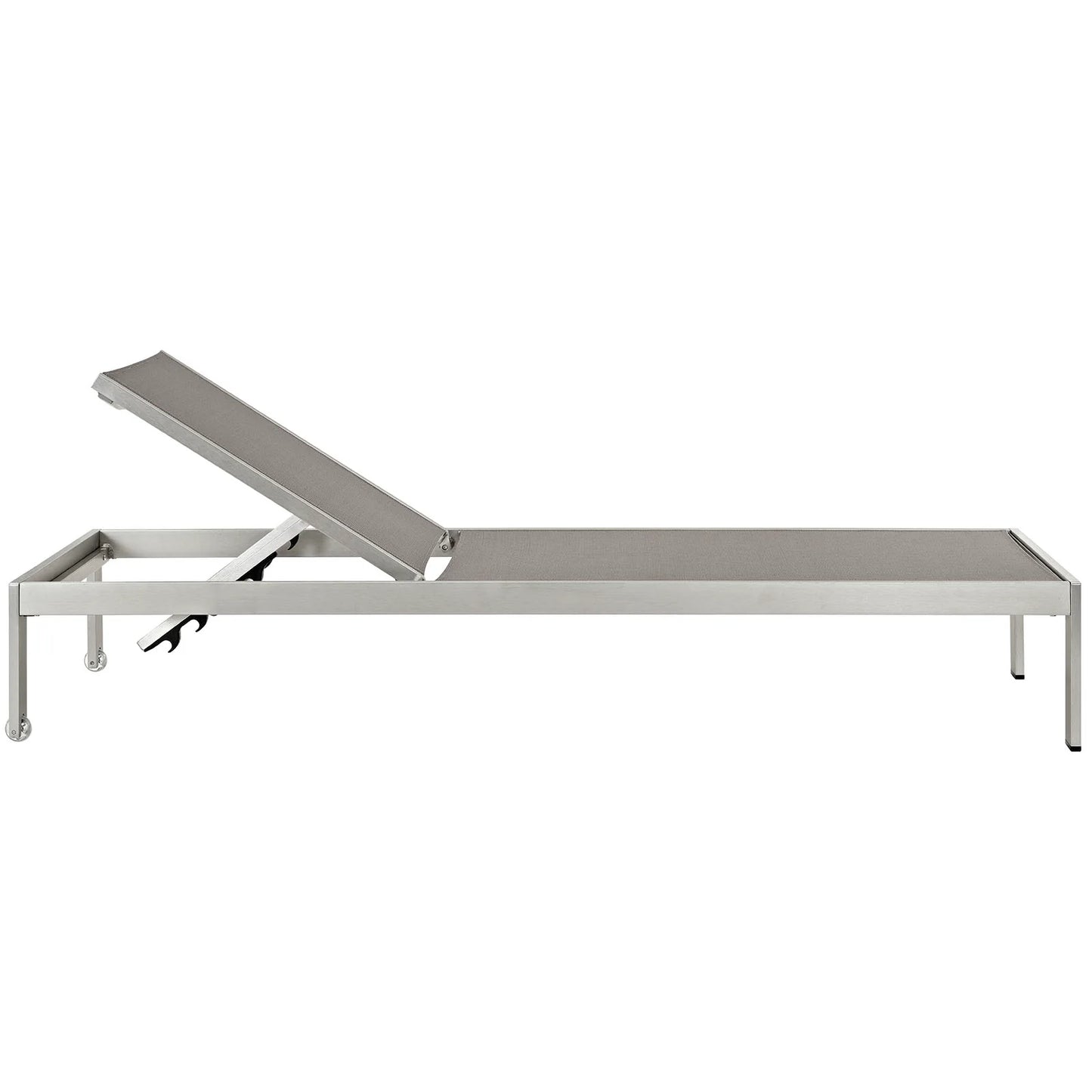 Shore Outdoor Patio Aluminum Mesh Chaise - Comfortable & Durable Lounge Chair for Outdoor Relaxation