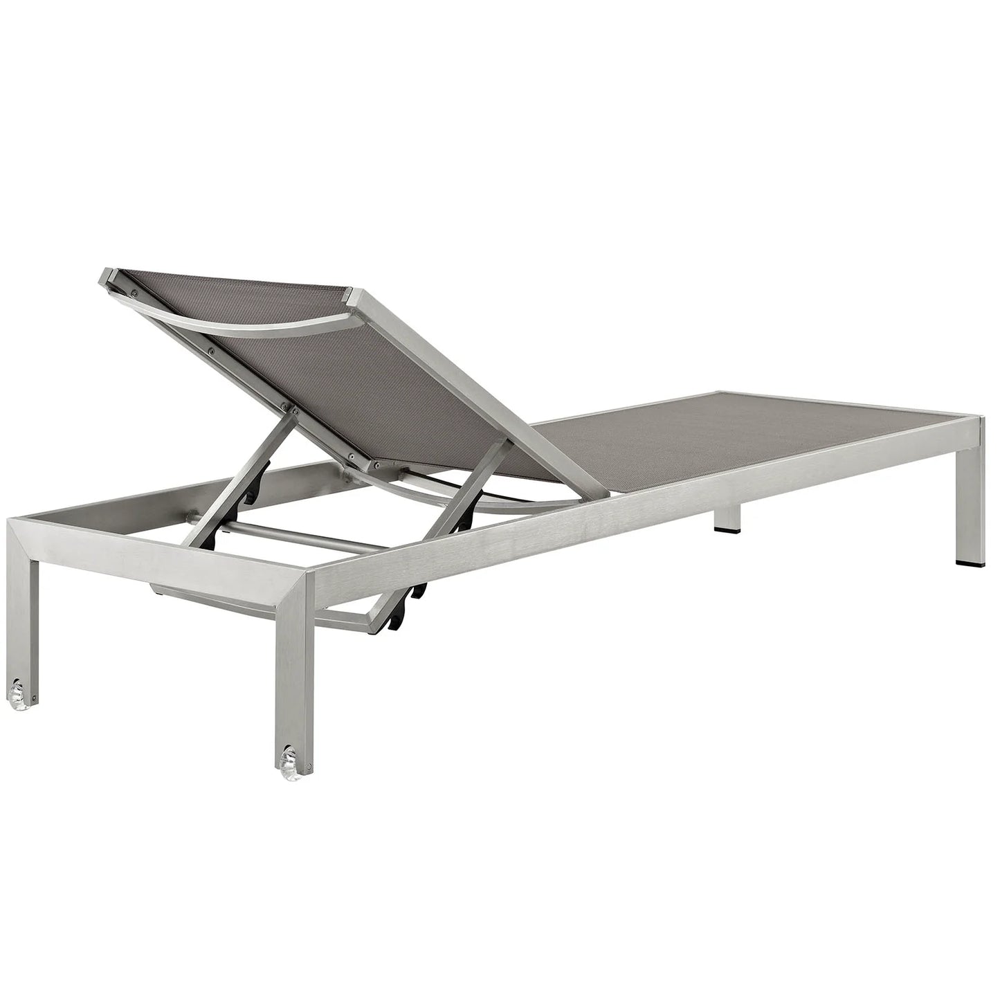 Shore Outdoor Patio Aluminum Mesh Chaise - Comfortable & Durable Lounge Chair for Outdoor Relaxation
