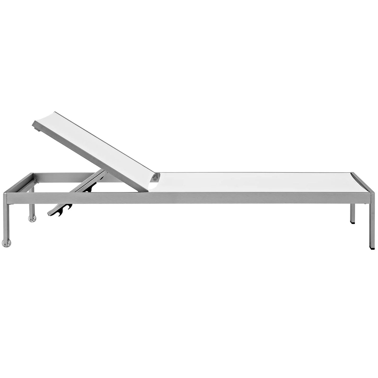 Shore Outdoor Patio Aluminum Mesh Chaise - Comfortable & Durable Lounge Chair for Outdoor Relaxation