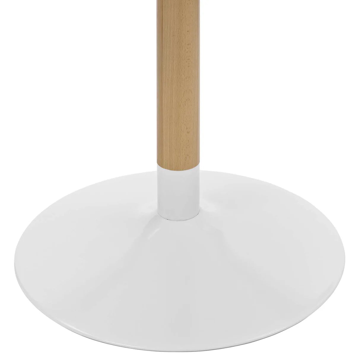 Whirl Round Dining Table in White – Modern Elegance in Motion