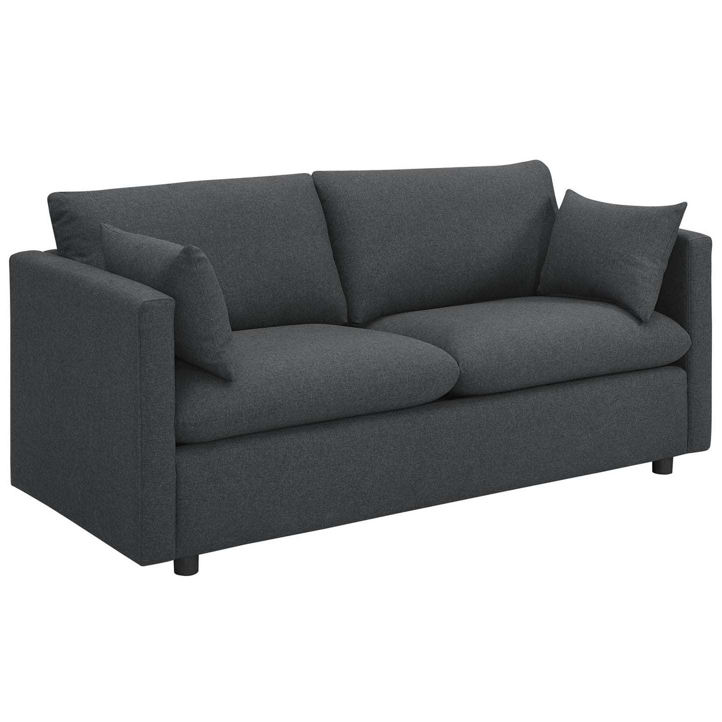 Activate Upholstered Fabric Sofa – Modern Comfort with Clean Lines and Plush Upholstery for Contemporary Living Spaces
