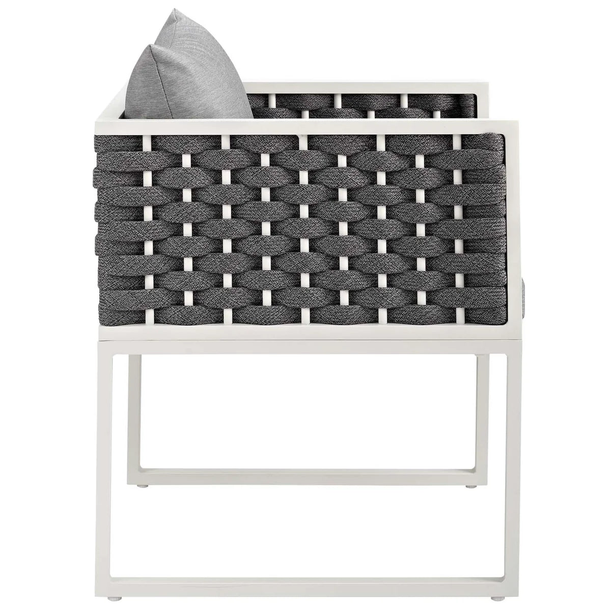 Stance 7-Piece Outdoor Patio Aluminum Dining Set - Sleek and Durable Dining for Modern Outdoor Entertaining