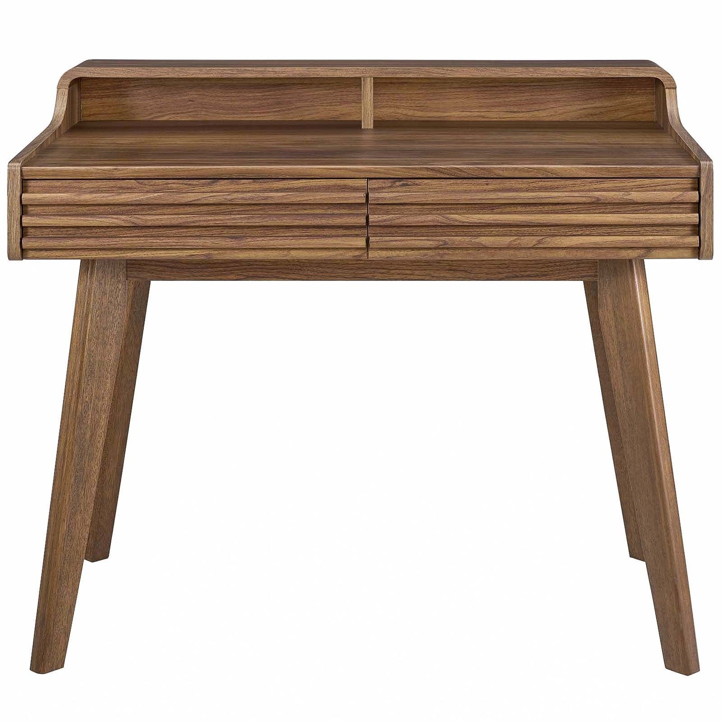 Render Writing Desk β Mid-Century Modern Style with Smooth Walnut Finish & Full-Extension Drawers