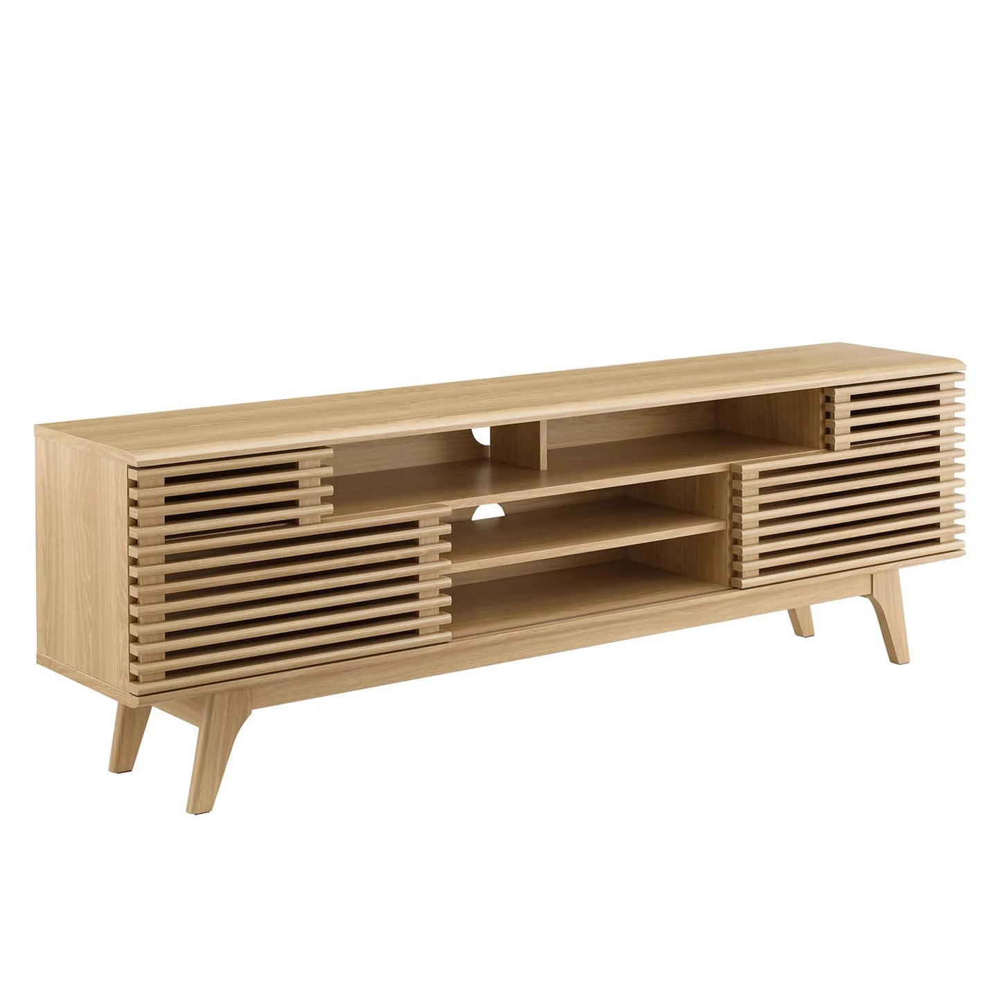 Render 71" Media Console TV Stand - Modern Storage TV Console with Sleek Design