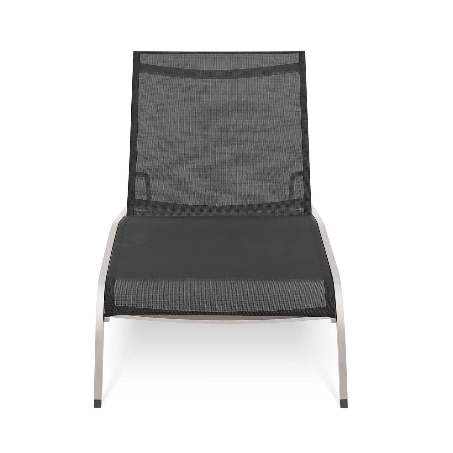 Savannah Mesh Chaise Outdoor Patio Aluminum Lounge Chair - Comfortable & Stylish Lounge Seating for Outdoors