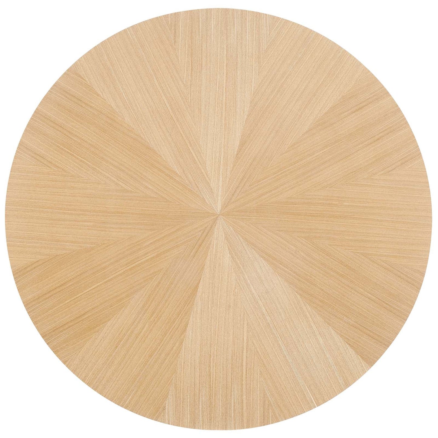 Crossroads 47" Round Dining Table - Ash Wood Veneer with Unique Wooden Legs for Stylish Dining