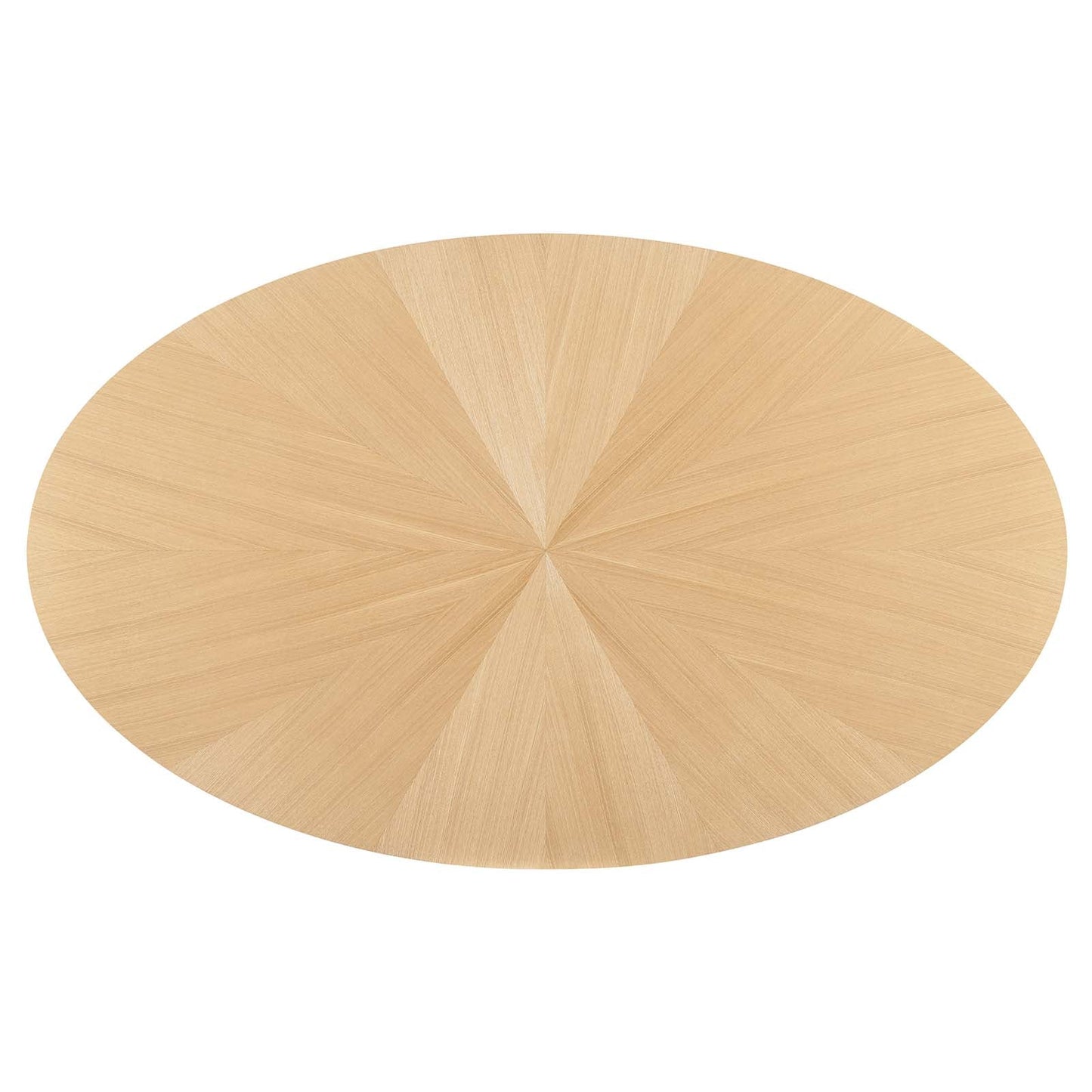 Crossroads 71" Oval Wood Dining Table - Modern Rubberwood Design, Seats 6, Perfect for Stylish Gatherings