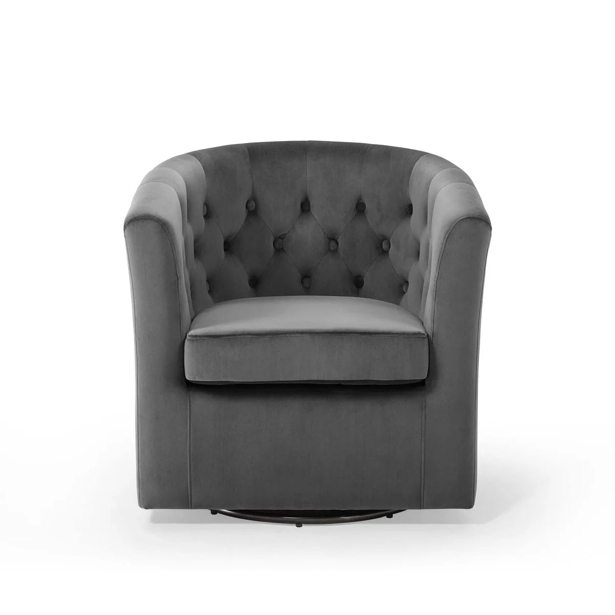 Prospect Tufted Performance Velvet Swivel Armchair - Elegant and Comfortable Seating with a Stylish Swivel Design for Modern Interiors