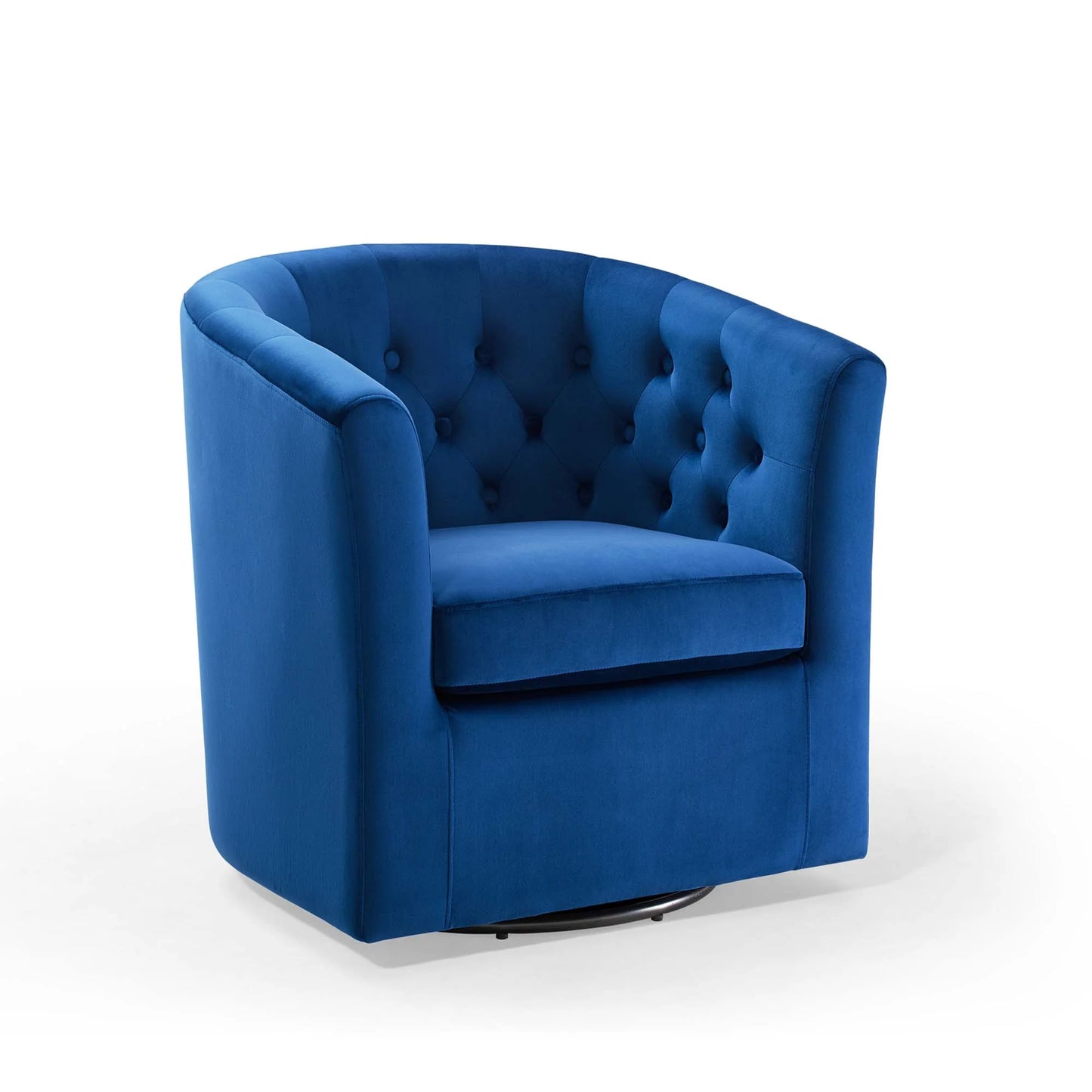 Prospect Tufted Performance Velvet Swivel Armchair - Elegant and Comfortable Seating with a Stylish Swivel Design for Modern Interiors