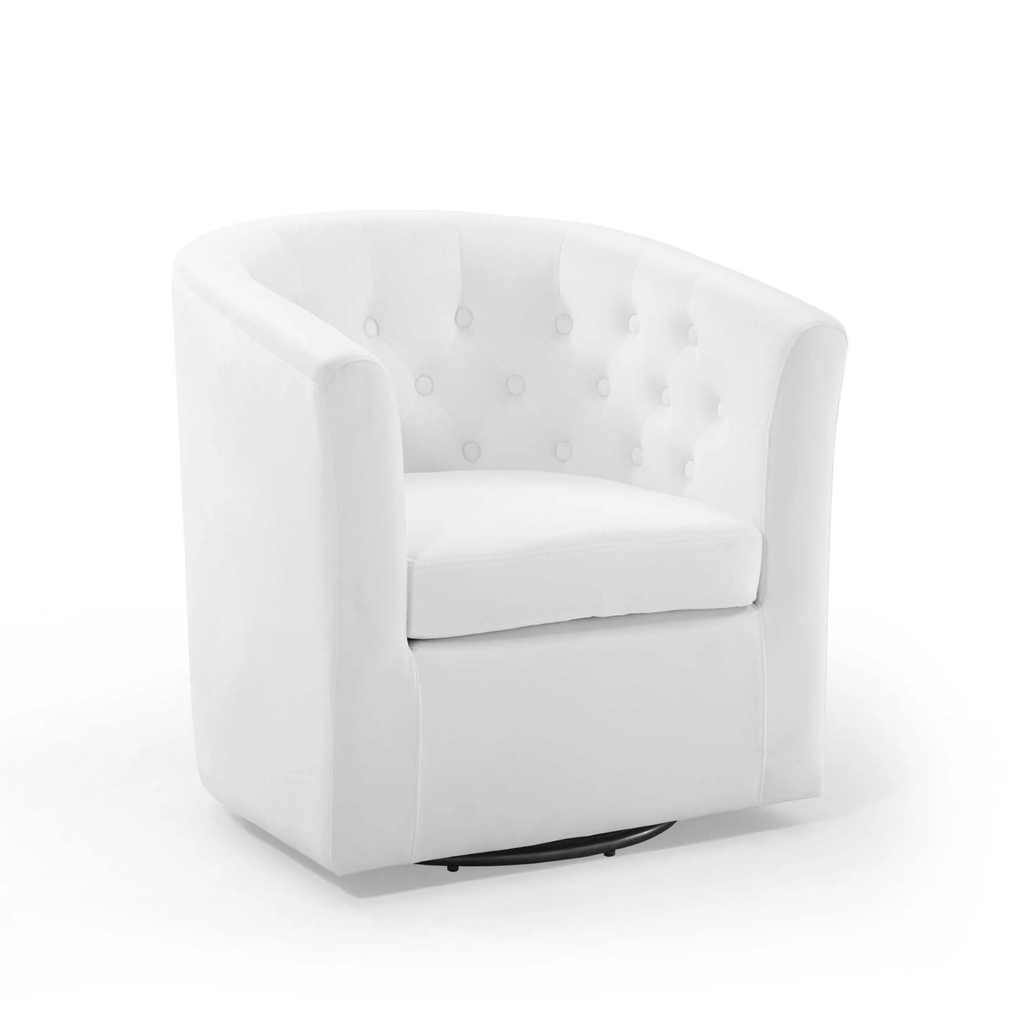 Prospect Tufted Performance Velvet Swivel Armchair - Elegant and Comfortable Seating with a Stylish Swivel Design for Modern Interiors
