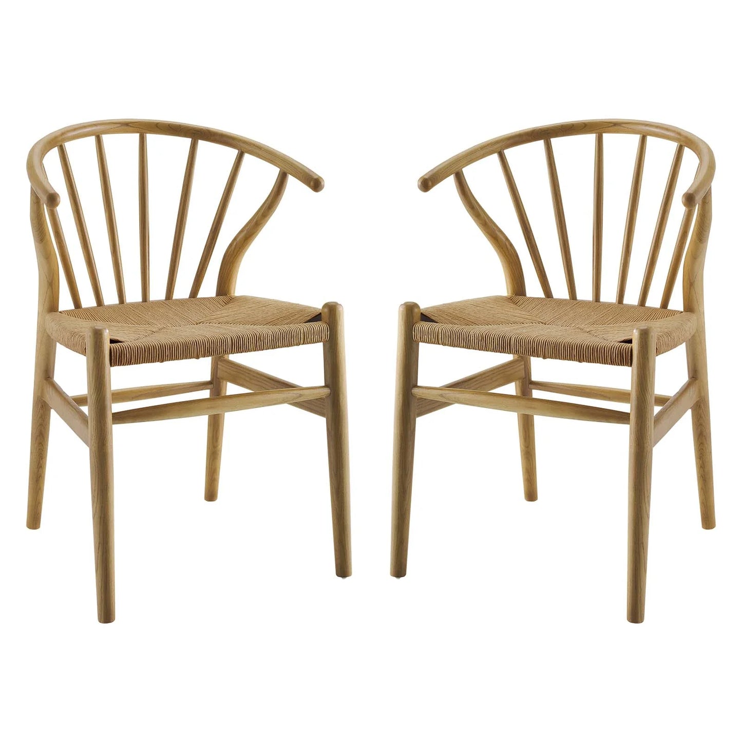 Flourish Elegant Spindle Dining Chair Set of 2 β Modern Farmhouse Design with Sturdy Craftsmanship
