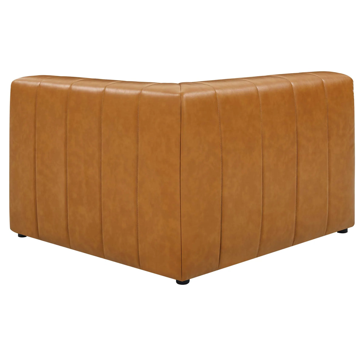 Bartlett 6-Piece Vegan Leather Sectional Sofa in Tan