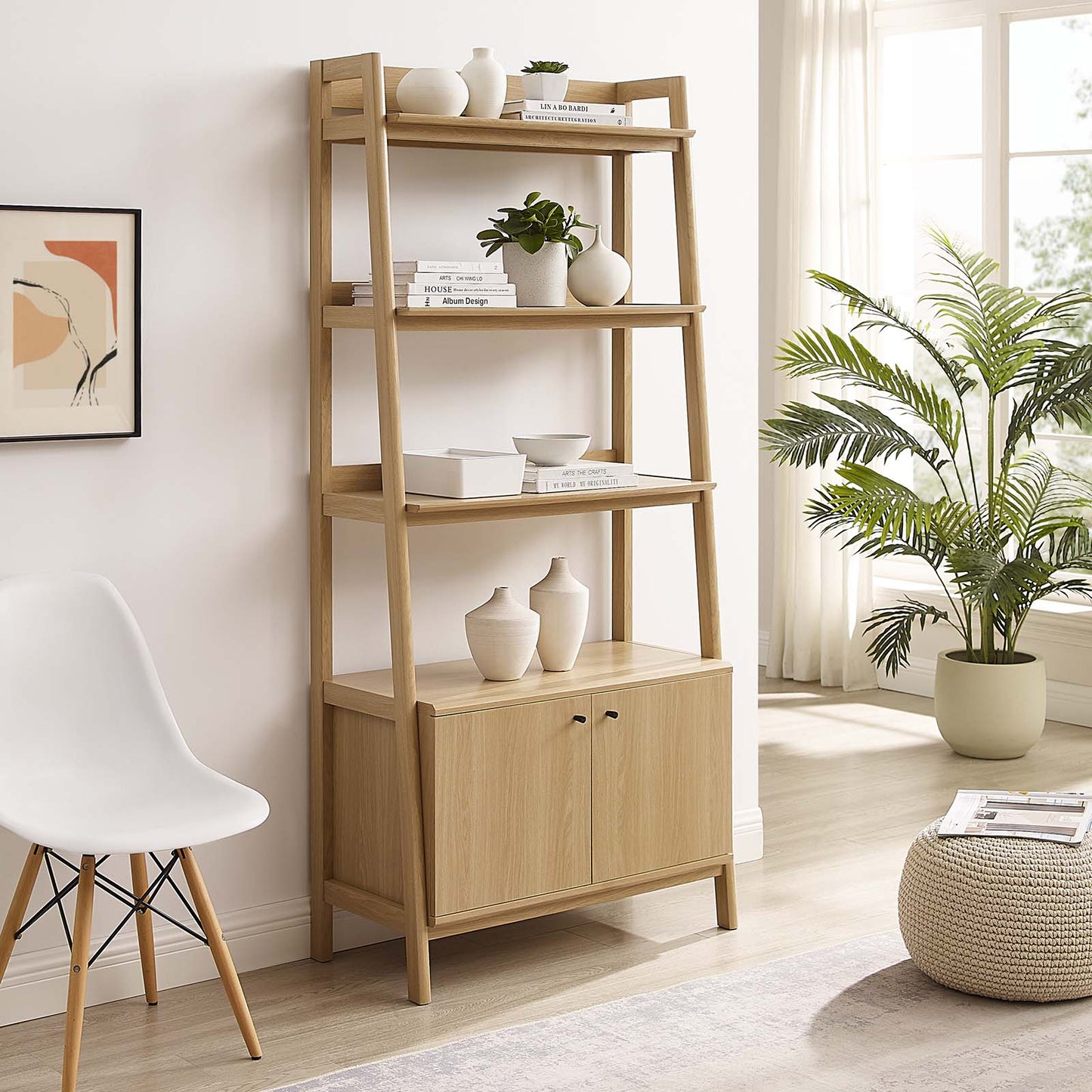 Bixby 33" Bookshelf – Compact and Stylish Storage Solution