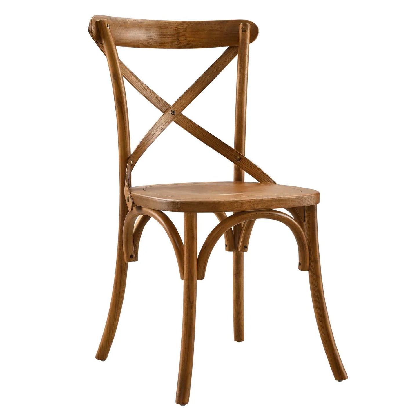 Gear Dining Side Chair Modern Farmhouse Elegance Durable Elm Wood & Non-Marking Foot Caps