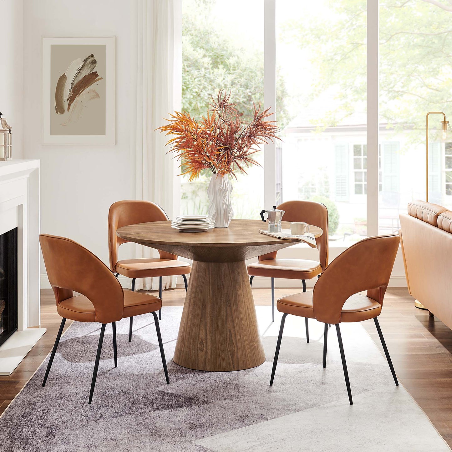 Provision 47" Round Dining Table - Sleek and Stylish Dining Piece for Any Space
