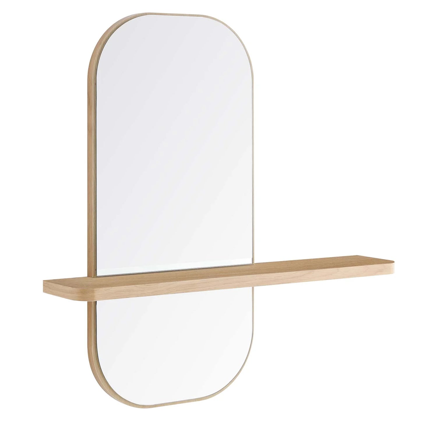 Solstice Mirror - Elegant Rectangular Design with Shelf for Entryway, Living Room, or Bedroom DΓ©cor